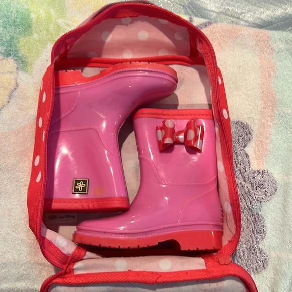 Matilda Jane Toddler rain boots EUC size 7 toddler - Picture 5 of 5